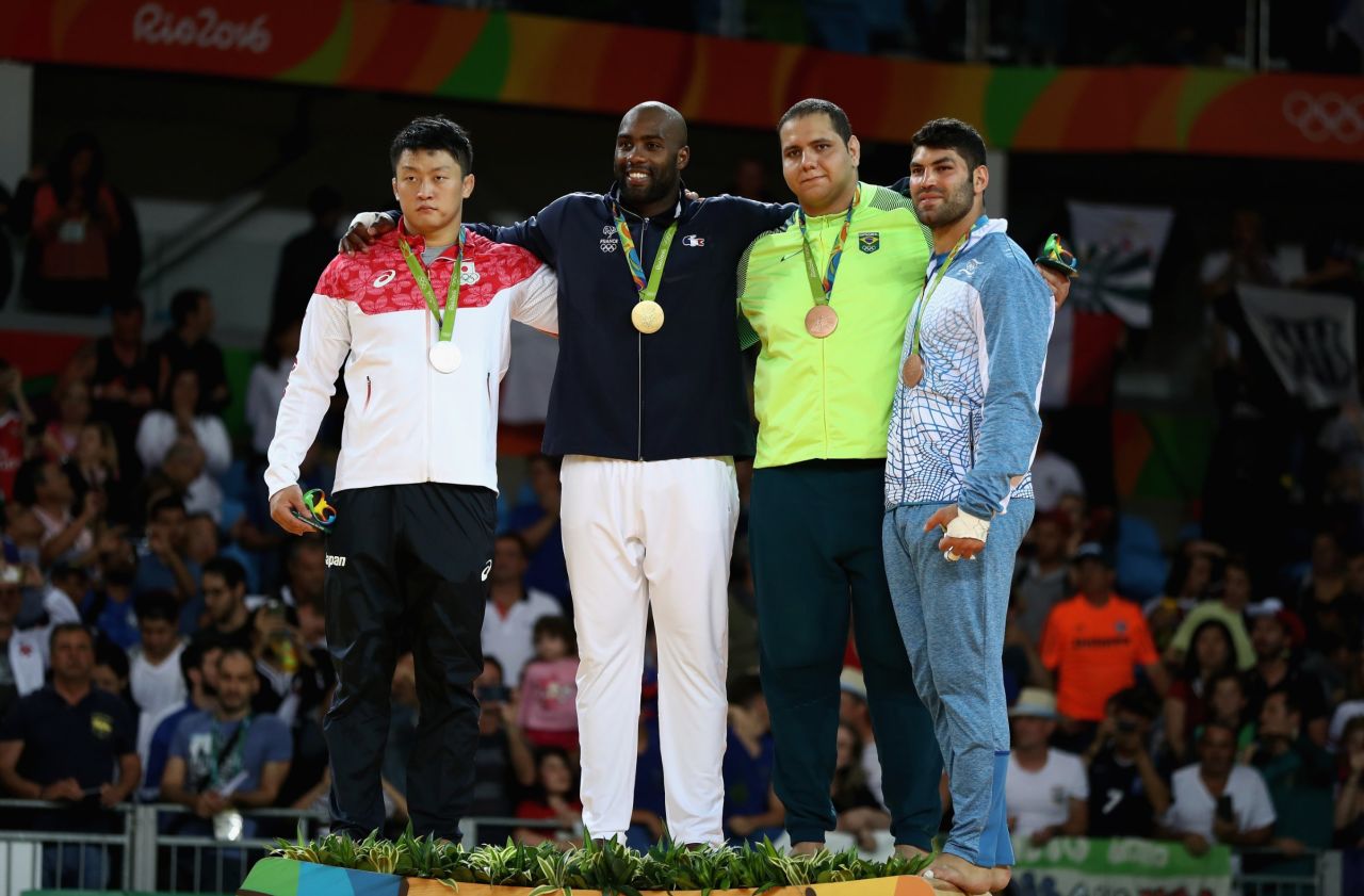 It was the third Olympic medal of Riner's illustrious career, also winning a bronze medal as a 19-year-old at Beijing 2008.