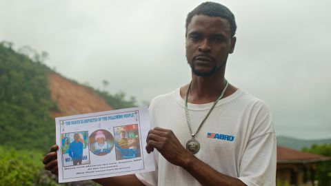 Sierra Leone mudslide Gabriel Fattah Manga