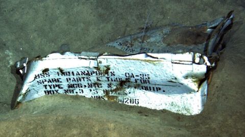A crew in August found the wreckage of the USS Indianapolis deep beneath the surface of the Pacific Ocean.