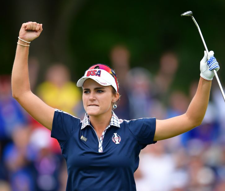 Lexi Thompsons ‘weirdest Round Ever Helps Team Usa Retain Solheim Cup