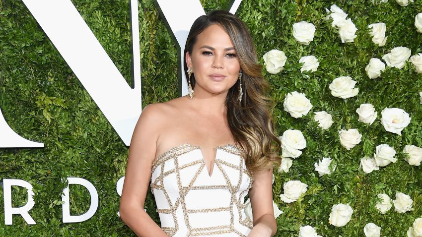 NEW YORK, NY - JUNE 11: Chrissy Teigen attends the 2017 Tony Awards at Radio City Music Hall on June 11, 2017 in New York City.  (Photo by Dimitrios Kambouris/Getty Images for Tony Awards Productions)