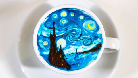 Seoul latte artist Lee Kangbin
