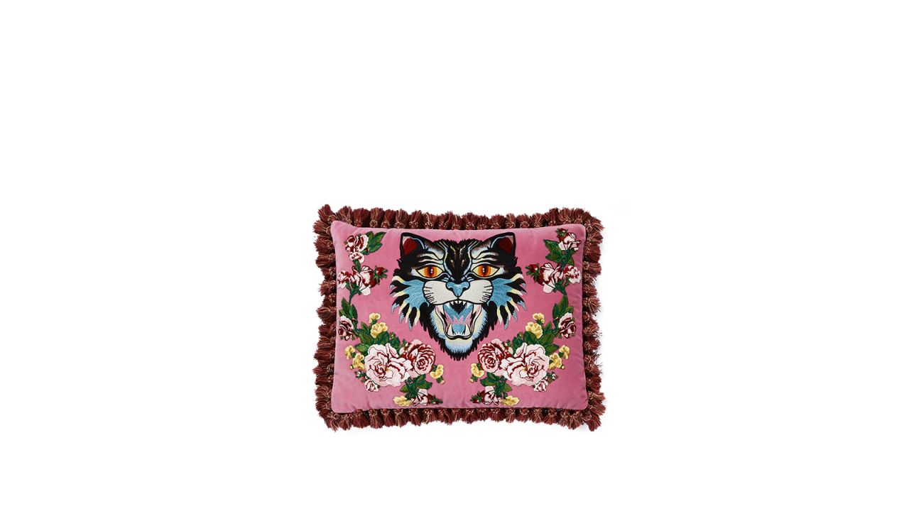 Known for his decorative approach to fashion, Gucci's creative director Alessandro Michele has applied the same principles to his furniture and interior designs. 