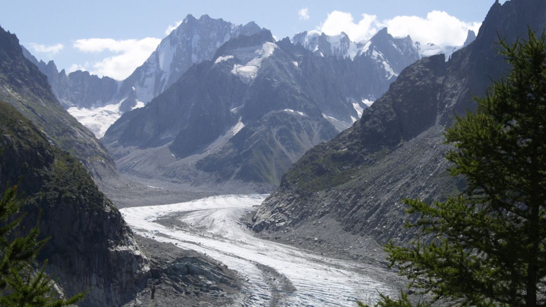 <strong>Frozen terror: </strong>In the book, Frankenstein confronts his monster by the Mer de Glace glacier near Chamonix.