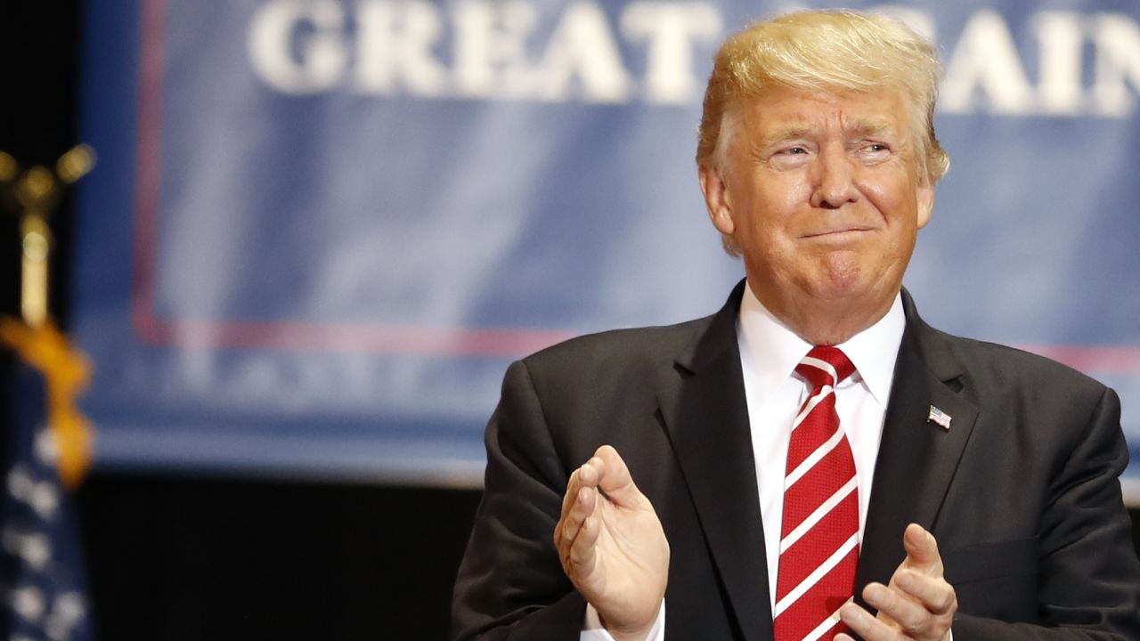 President Donald Trump arrives at a rally at the Phoenix Convention Center, Tuesday, Aug. 22, 2017, in Phoenix. (AP Photo/Alex Brandon)