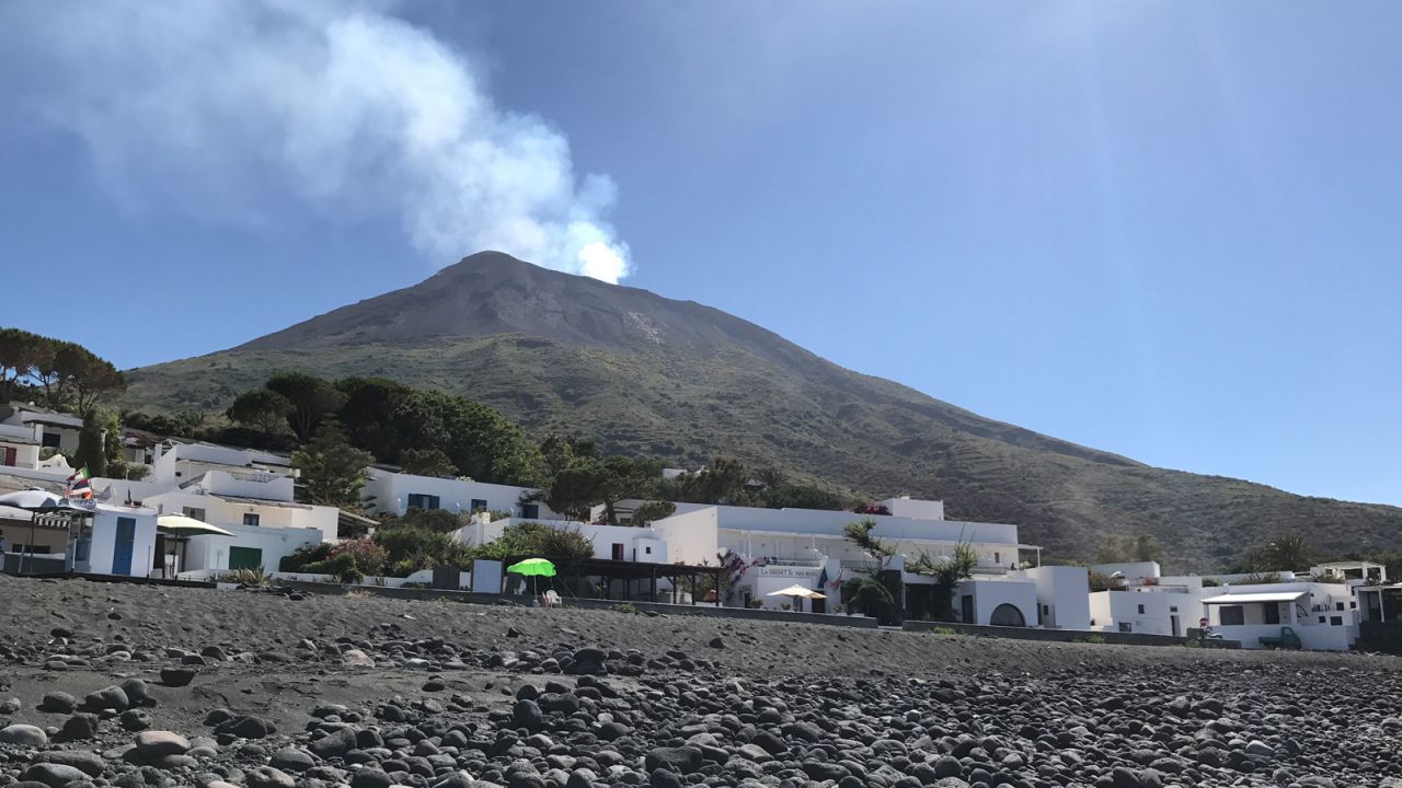 Stromboli is home to one of the most active volcanoes in Europe