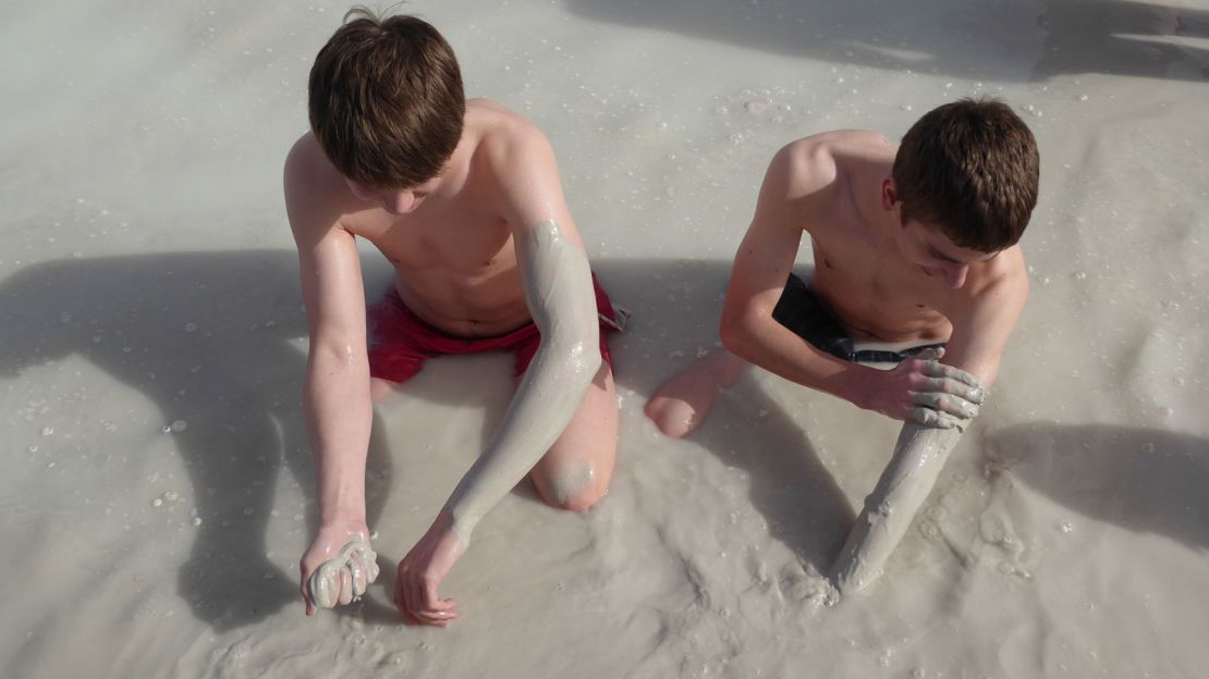 The mud baths at Vulcano are its most popular attraction.