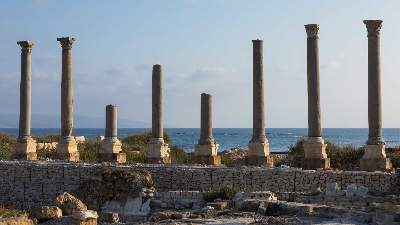 The Al-Mina archaeological site in Tyre, Lebanon.