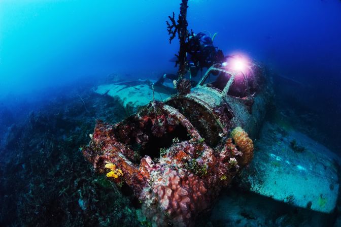 This Mitsubishi A6M Zero fighter is just one of the estimated 50,000 Japanese aircraft lost between 1943 and 1945. 