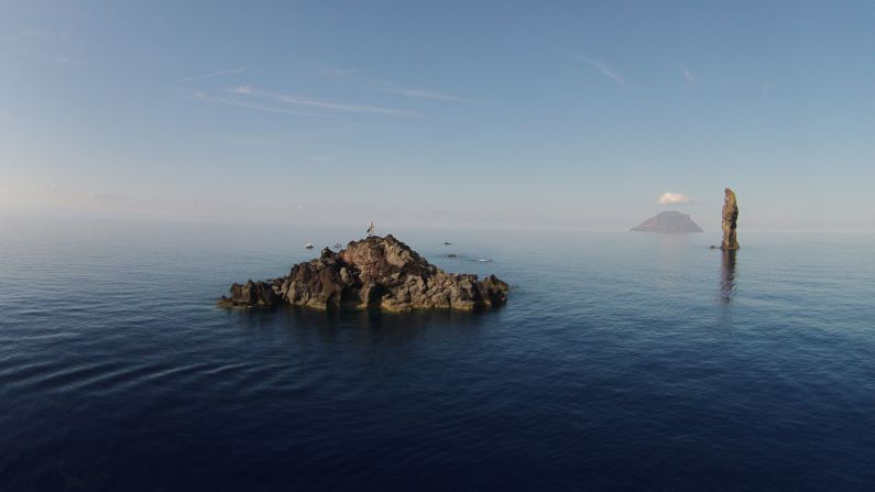 <strong>Filicudi:</strong> The Aeolian archipelago has been sculpted and destroyed by volcanic activity over the millennia. Off the island of  Filicudi, a sea stack shaped like a cobra's head rises out of the emerald sea.