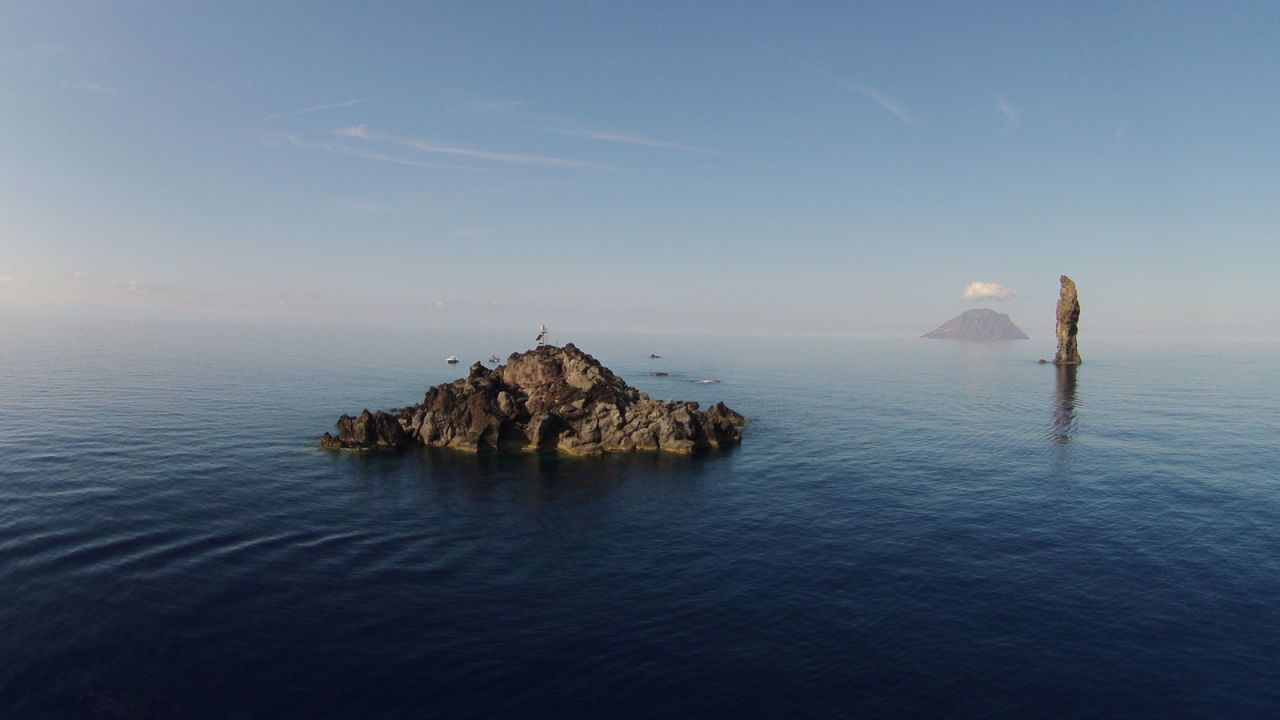 <strong>Filicudi:</strong> The Aeolian archipelago has been sculpted and destroyed by volcanic activity over the millennia. Off the island of  Filicudi, a sea stack shaped like a cobra's head rises out of the emerald sea.