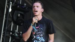 DOVER, DE - JUNE 19: Rapper Logic performs onstage during day 2 of the Firefly Music Festival on June 19, 2015 in Dover, Delaware. (Photo by Ilya S. Savenok/Getty Images for Firefly)