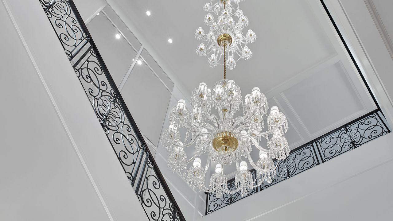 Ralph Lauren Home's chandelier.