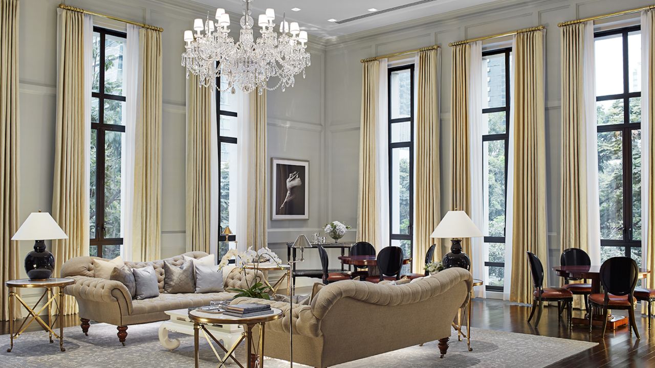 The elegant tea salon at 98 Wireless.