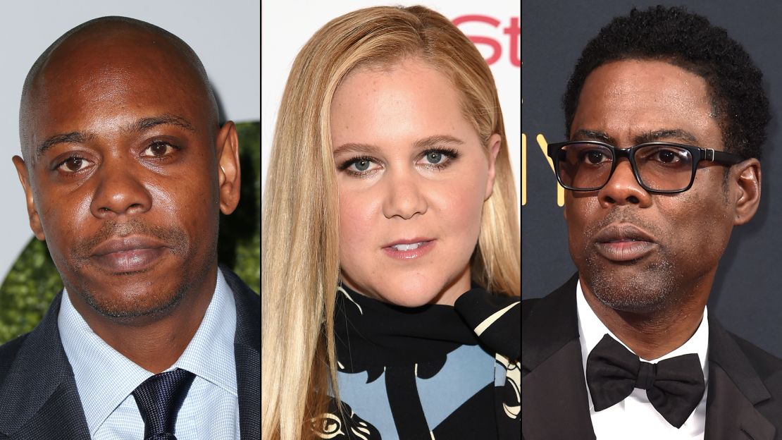 Dave Chappelle, Amy Schumer and Chris Rock