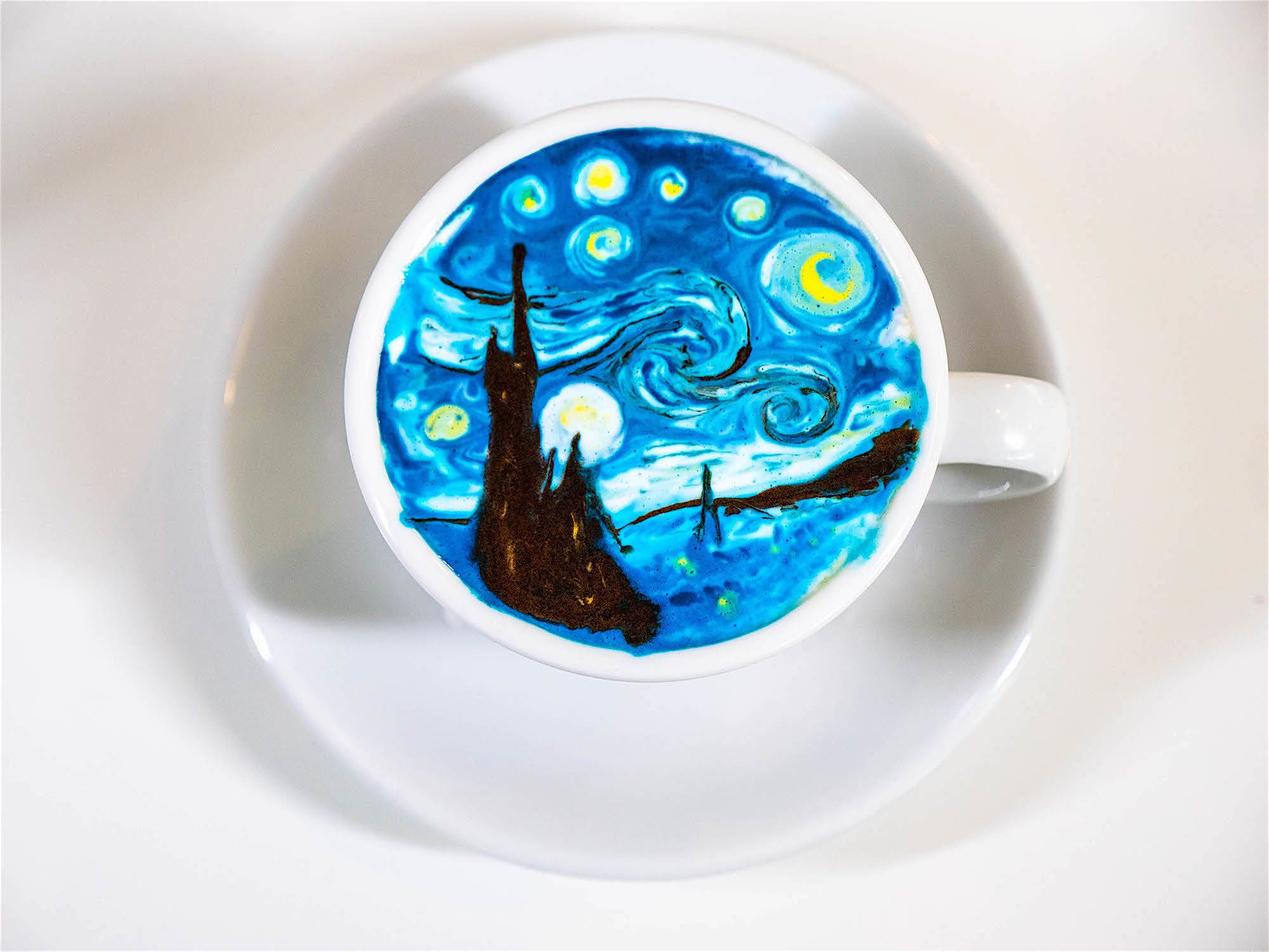 South Korea coffee artist creates art you can drink