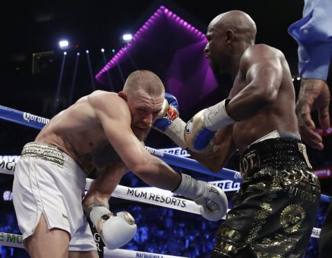 McGregor started running out of steam later in the fight, and Mayweather capitalized in the 10th round. 