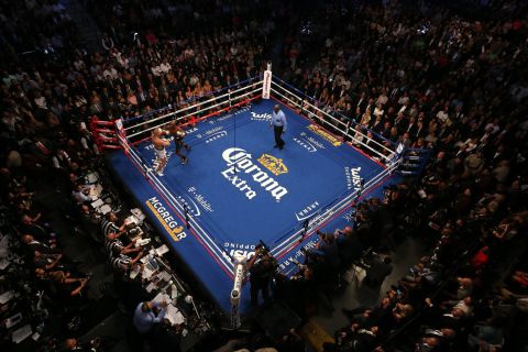 The much-anticipated fight was held at the T-Mobile Arena in Las Vegas.