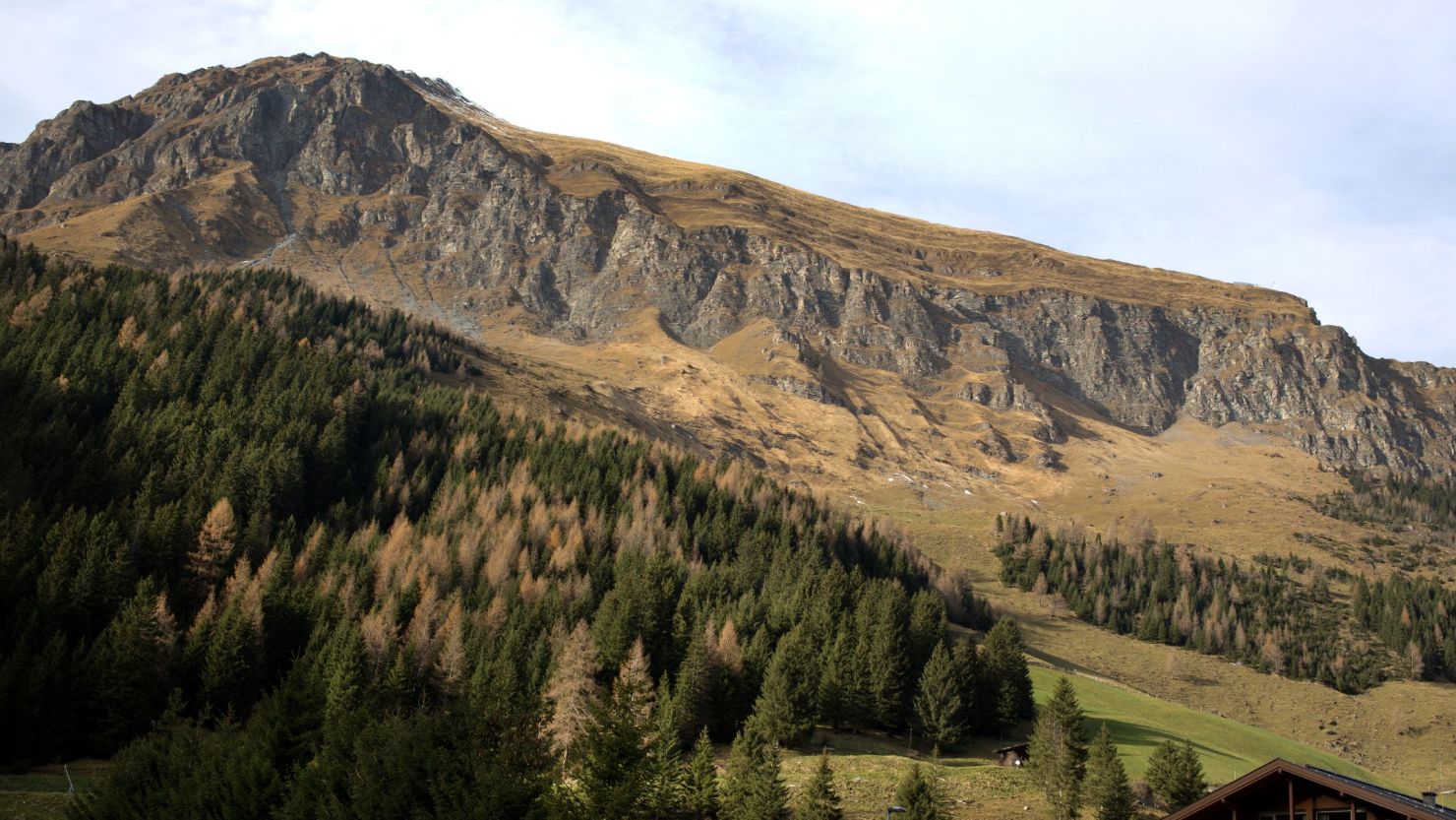 A view of the Zillertal Valley in the Austrian Alps, near an area where five climbers were killed. 