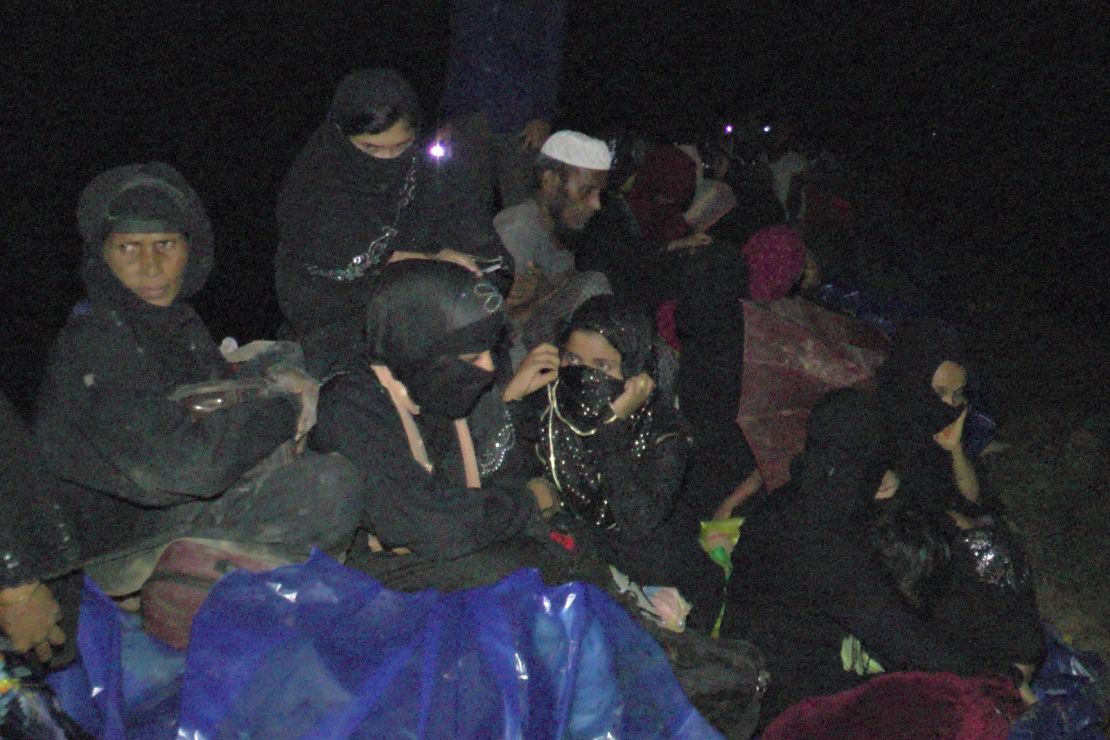 Bangladesh said thousands of Rohingya had fled to its border.
