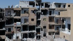 western raqqa drone footage