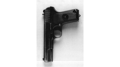The pistol that investigators believe was used to murder Mr Al-Ali.