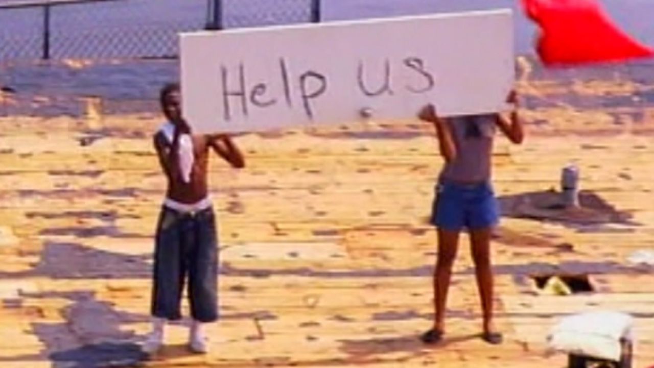 Katrina help sign