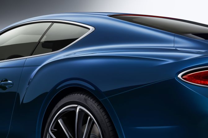 Bentley's new Continental GT is designed to appeal to existing owners and new customers alike. The body panel is extraordinarily complex; it includes the Conti's 'haunch' but also runs above and below the door, all the way to the windscreen and front wheel arch.  