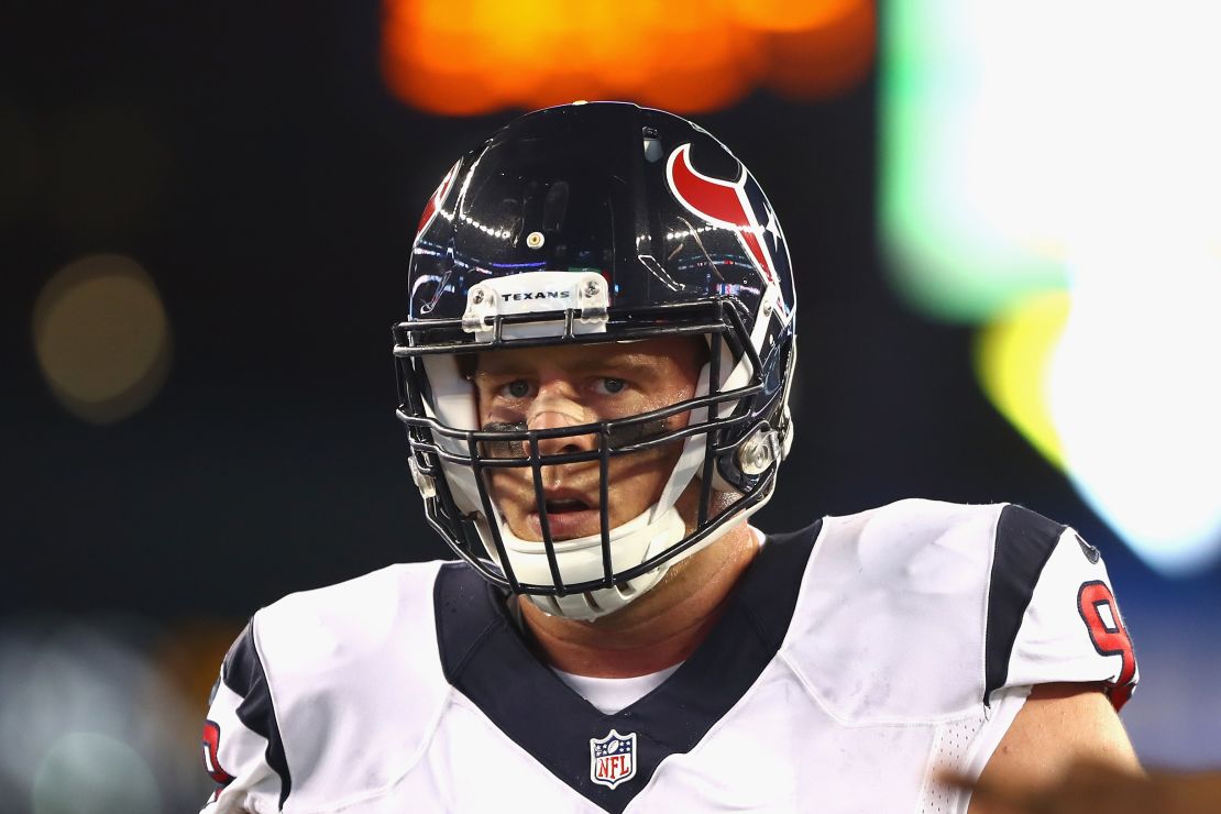 Houston Texans player J.J. Watt helped raise $37 million after Hurricane Harvey.