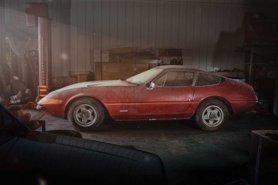 A 1969, ultra-rare Ferrari Daytona will be sold at auction after sitting in a barn in Japan for 40 years.