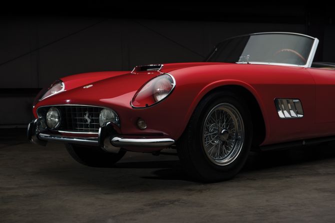 Also on the auction block will be this <a href="index.php?page=&url=https%3A%2F%2Frmsothebys.com%2Fff17%2Fferrari--leggenda-e-passione%2Flots%2F1959-ferrari-250-gt-lwb-california-spider-by-scaglietti%2F1705001" target="_blank" target="_blank">1959 Ferrari 250 GT LWB California Spider by Scaglietti, which </a>might go for up to 9.5 million euros (about $11.3 million).