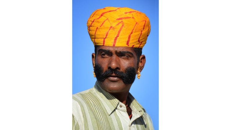 <strong>Rajasthani man -- Jaisalmer, Rajasthan, India: </strong>"The World in Faces" has become a full-time job for Khimushin. He hopes to produce a book or exhibit his work.