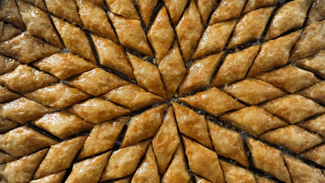 <strong>Baklava: </strong>While there's much debate over its origin, there's no question that baklava's sweet combinations of honey, nuts and filo pastry have endeared it to diners across the region and beyond.