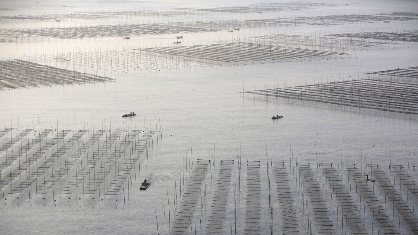 <strong>Xiapu Mudflat, Fujian: </strong>Xiapu, the largest mudflat in the country, is a favorite destination of Chinese photographers.