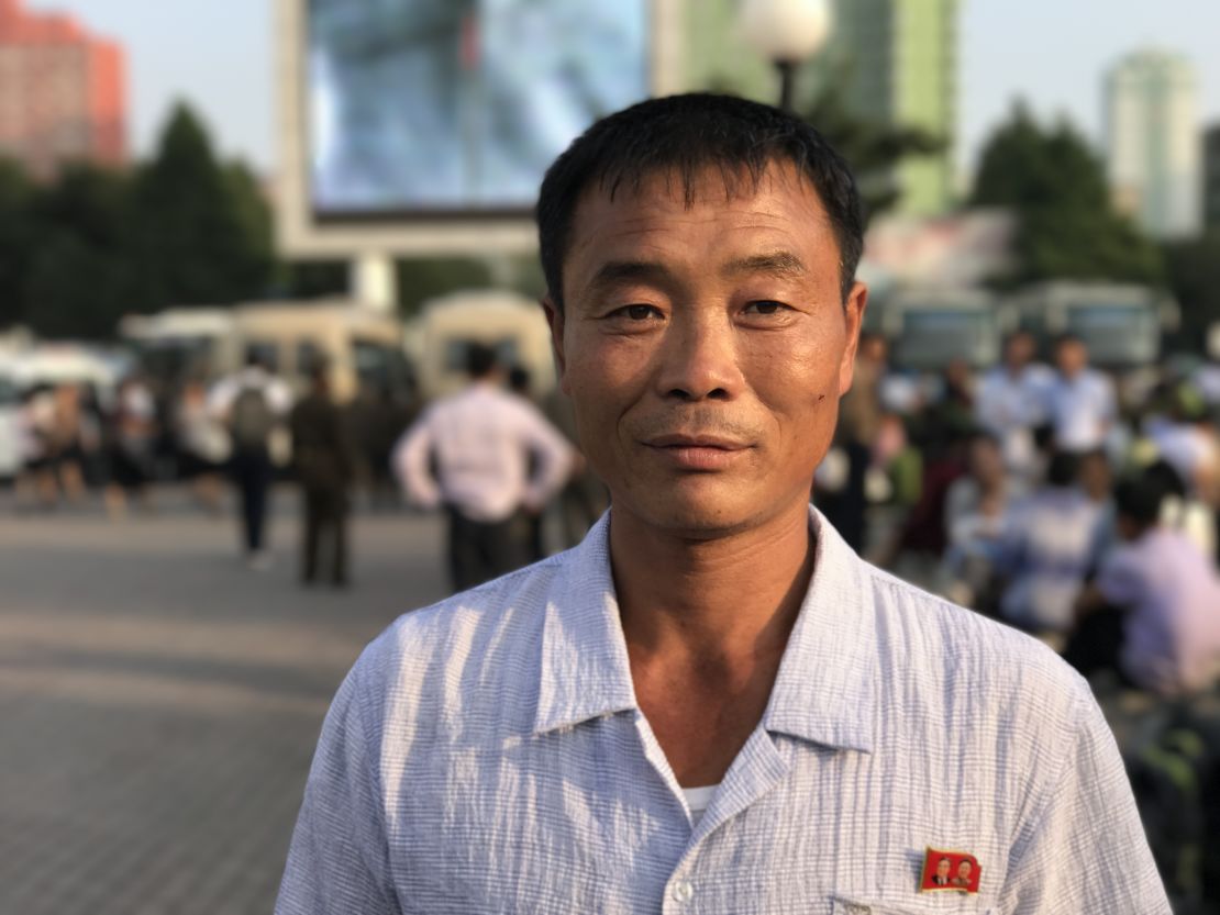 "We are simply acting in self-defense," said Kim Sung Hyon, 46. "We shot one yesterday, we could shoot one today, maybe tomorrow we'll shoot for 10 more missiles. We have to do it to defend our country."