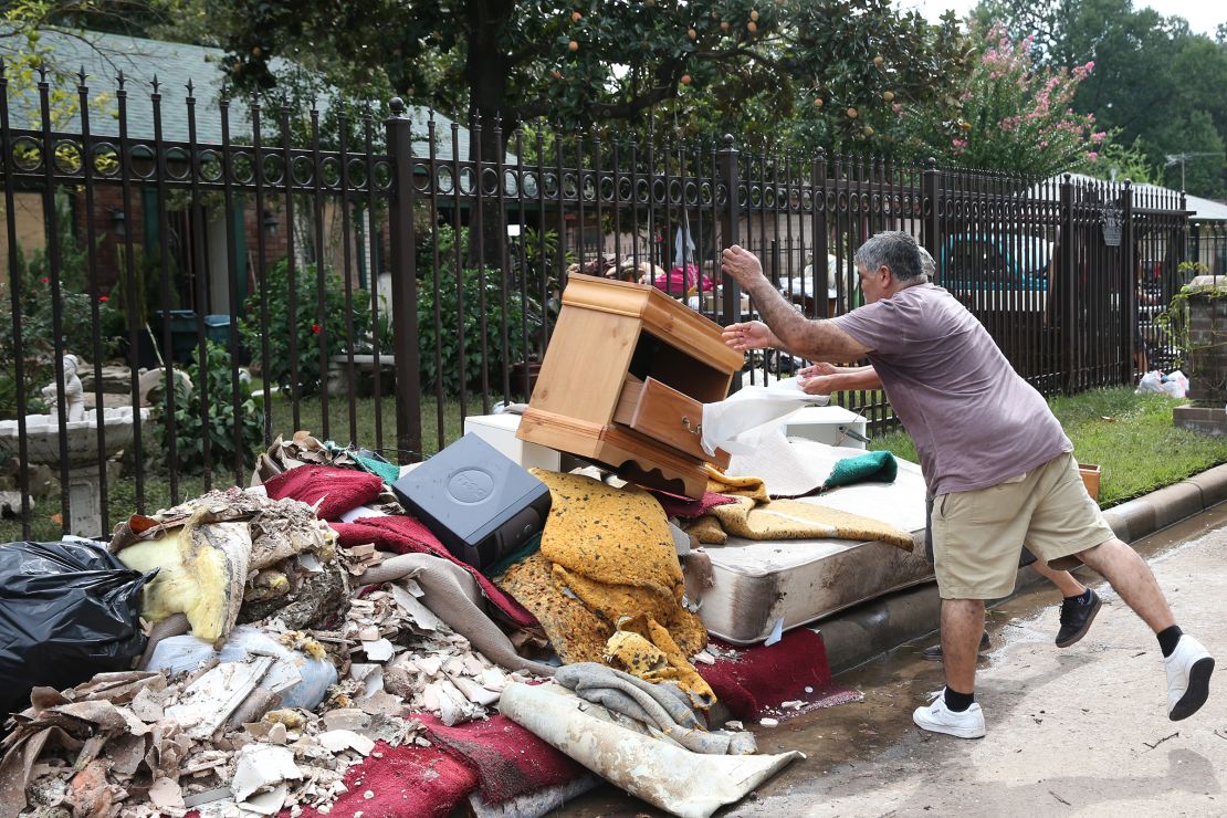 Houston residents in the Lakewood neighborhood return home to begin rebuilding after Hurricane Harvey.   