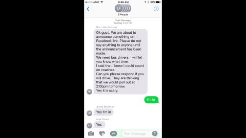 High school's coaches brave hurricane to evacuate their town