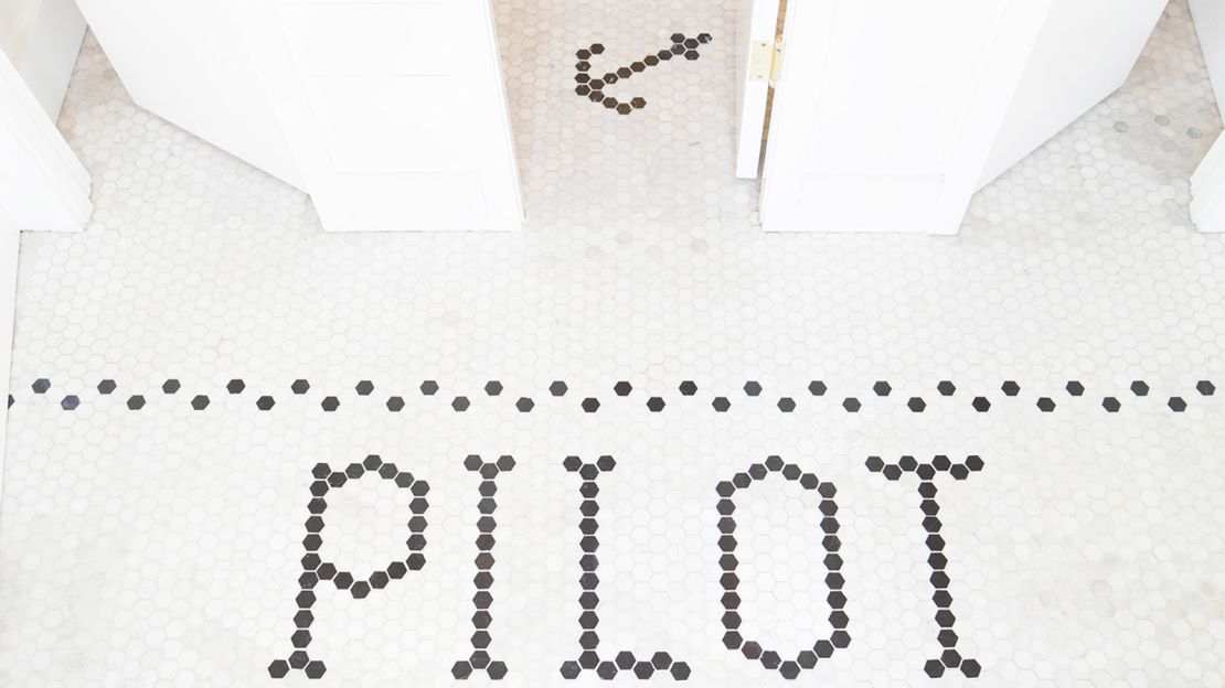 No stone (or tile) is left unturned when it comes to little details at Pilot.