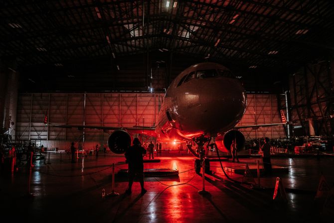 <strong>Documenting the crew:</strong> After several years of air stewarding, Choma's skill with the camera was noted and she was brought into Virgin HQ to take photographs.