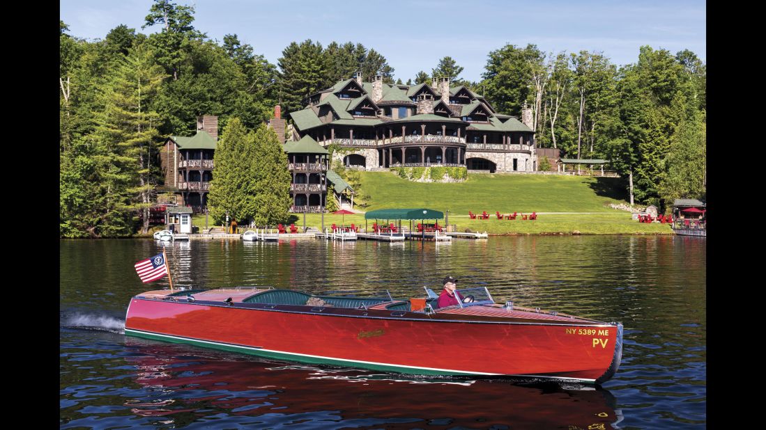 <strong>Lake Placid Lodge, Lake Placid, New York</strong>: While the first lodge on this site was built in 1882 and destroyed by a fire in 2005, its replacement recreated the atmosphere of the original lodge when it opened in 2008. <br />