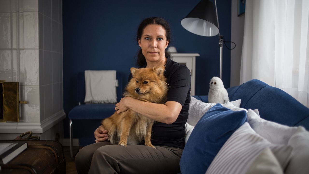 Mentor Bernadette Koopmann, 45, at her home in Altena.