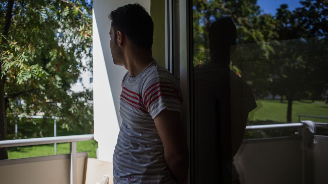 Yahya, a Syrian refugee, is fearful of being targetted in Bautzen.