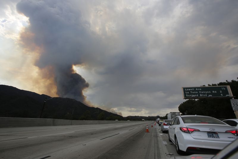 Brush Fire Prompts State Of Emergency In Los Angeles County | CNN