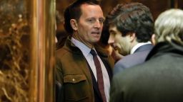 Richard Grenell arrives at Trump Tower in New York on December 12, 2016. Grenell, who served as the spokesman for the U.S. at the United Nations under former President George W. Bush, is considered a top choice to be nominated as President Trump's ambassador to Germany. 