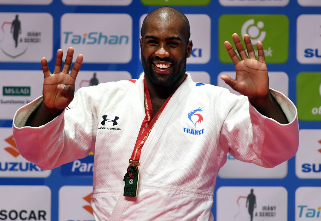 Teddy Riner has won the most Judo World Championship gold medals in history. 