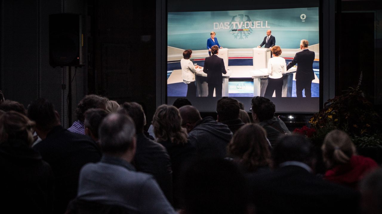 Last night's debate was viewed by more than 16 million Germans.