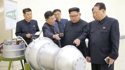 North Korea's regime has "succeeded in making a more developed nuke," according to state news agency KCNA. During a visit to the country's Nuclear Weapons Institute "he watched an H-bomb to be loaded into new ICBM," KCNA added. 