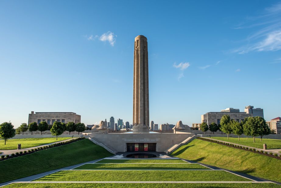 <strong>National World War I Museum, Kansas City, Missouri: </strong>Visitors can enjoy some of the best views of Kansas City from the top of the museum's 217-foot Liberty Memorial Tower.