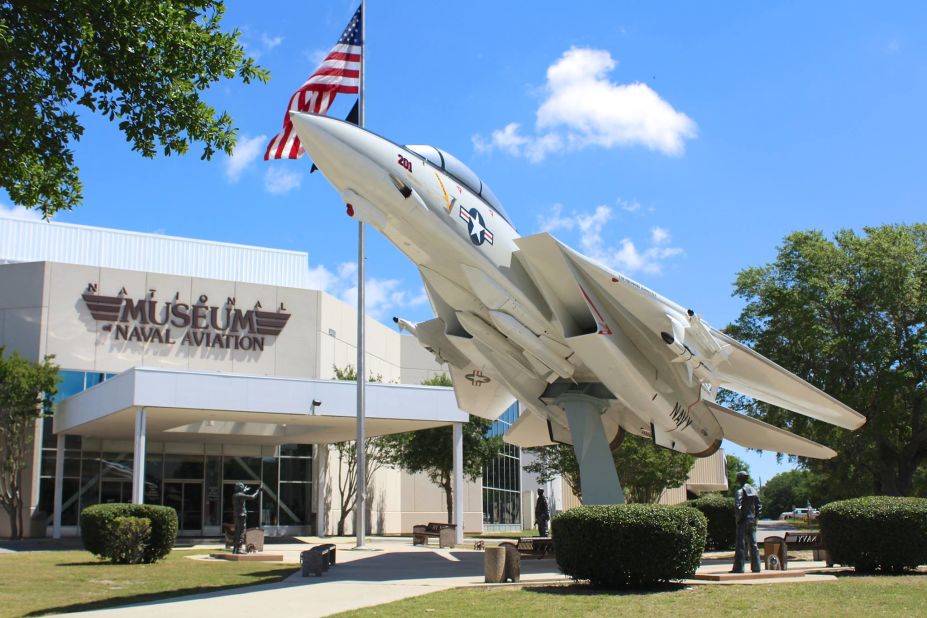 <strong>National Museum of Naval Aviation, Pensacola, Florida</strong>: Pensacola's aviation museum showcases a superb collection of over 150 aircraft, a flight simulator and the immersive "Blue Angels 4D experience."