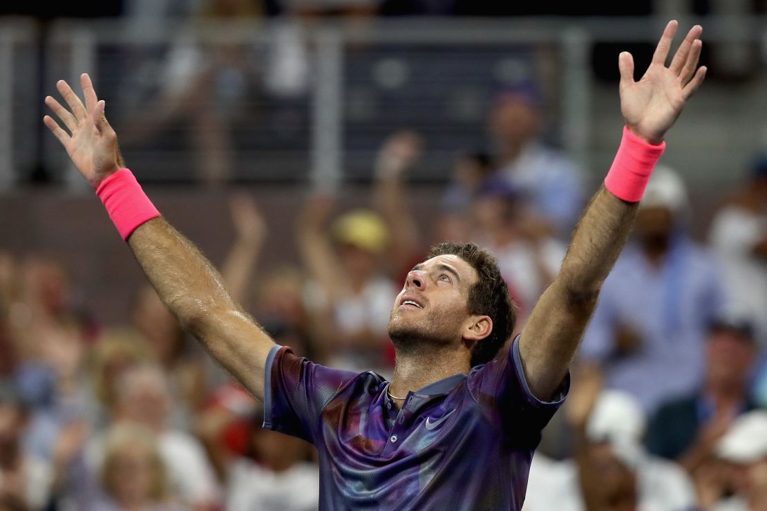 Juan Martin del Potro won his one and only grand slam title at the US Open.
